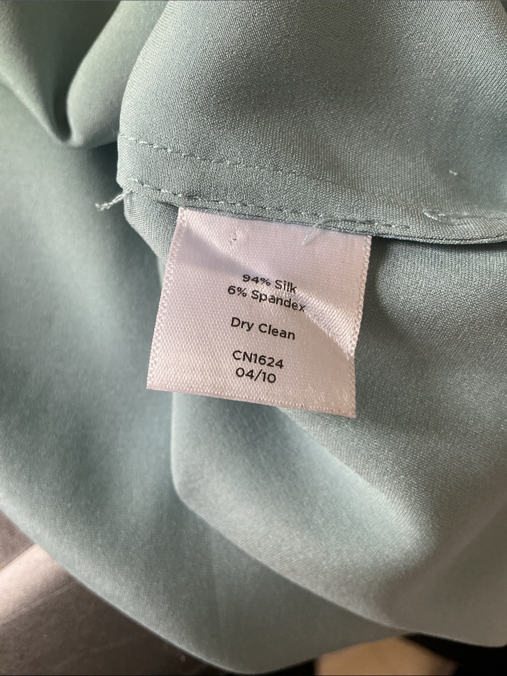 Talbots Sleeveless Ruffle-Front Shell Top in Light Blue - Picture 5 of 5